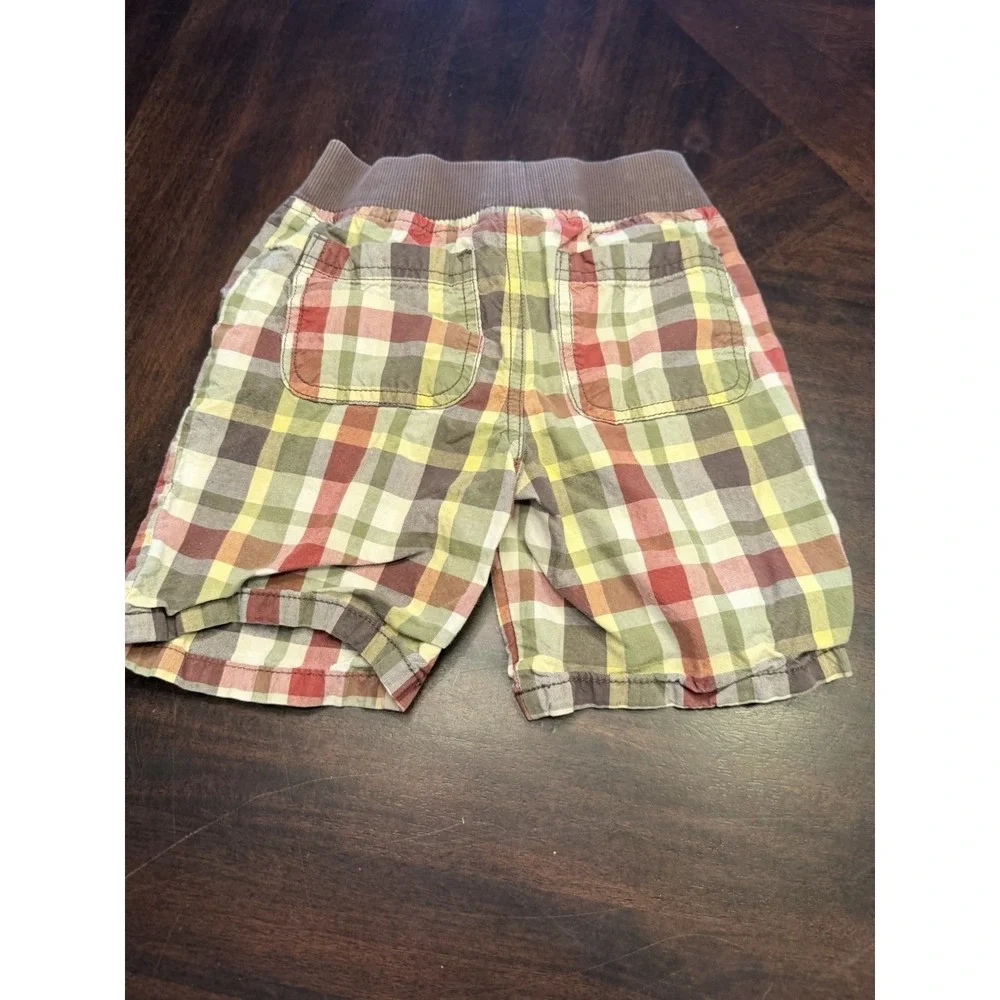 Gymboree Madras Plaid shorts 3T Pull on